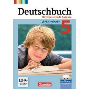 Deutschbuch 5. Schuljahr. Arbeitsheft mit Loesungen und UEbungs-CD-ROM. Differenzierende Ausgabe imagine