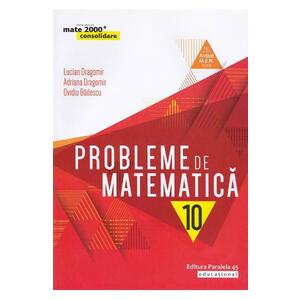 Probleme de matematica - Clasa 10 - Consolidare - Lucian Dragomir, Adriana Dragomir, Ovidiu Badescu imagine