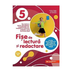Fise de lectura si redactare - Clasa 5 - Cristina Cergan, Cristina Radu, Iris Tanasescu imagine