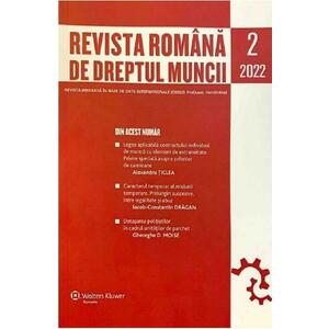 Revista romana de dreptul muncii. Nr.2/2022 imagine