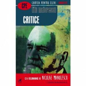 Critice Cartea Romaneasca - Titu Maiorescu imagine