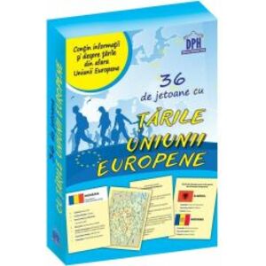 36 de jetoane cu tarile Uniunii Europene imagine