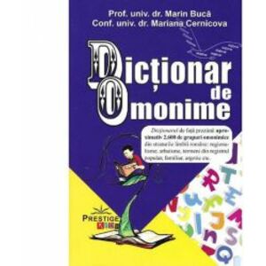 Dictionar de omonime - Marin Buca Mariana Cernicova Buca imagine