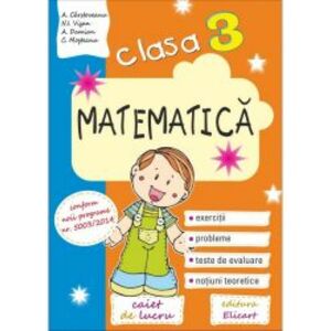 Matematica clasa a III-a. Caiet - Arina Damian imagine