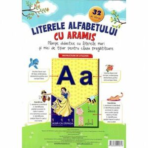 Literele alfabetului cu Aramis 32 de planse imagine