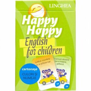 Happy Hoppy - Cartonase cu imagini pentru invatarea limbii engleze - Culori si Numere imagine