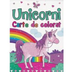 Unicorni. Carte de colorat - Ed. Flamingo imagine