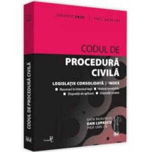 Codul de procedura civila. Ianuarie 2020 - Dan Lupascu imagine