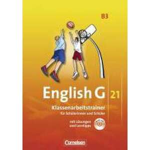 English G 21. Ausgabe B 3. Klassenarbeitstrainer mit Loesungen und CD imagine