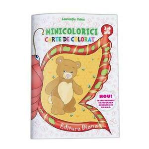 Minicolorici 3-4 ani - Carte de colorat - Laurentia Culea imagine