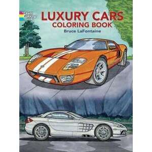 Luxury Cars Coloring Book imagine
