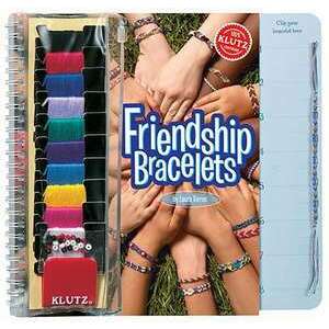 Klutz Friendship Bracelets [With Embroidery Floss & Cool Klutz Clip and Beads] imagine