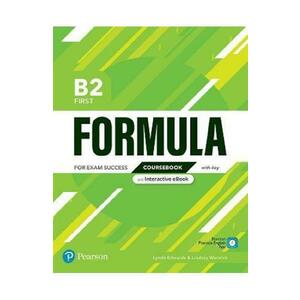 Formula B2 First Coursebook with key and Interactive eBook - Lynda Edwards, Lindsay Warwick imagine