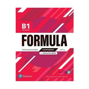 Formula B1 Preliminary Coursebook with key and Interactive eBook - Sheila Dignen, Lindsay Warwick imagine