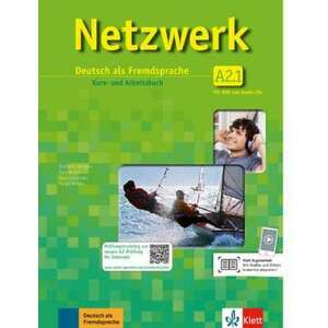 Netzwerk A2 in Teilbaenden - Kurs- und Arbeitsbuch, Teil 1 mit 2 Audio-CDs und DVD imagine