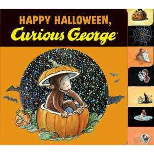 Happy Halloween, Curious George tabbed board book imagine