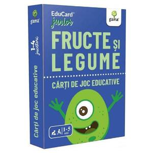 Fructe si legume - Carti de joc educative imagine