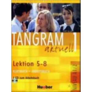 Tangram aktuell 1. Kursbuch und Arbeitsbuch, Lektion 5 - 8 imagine