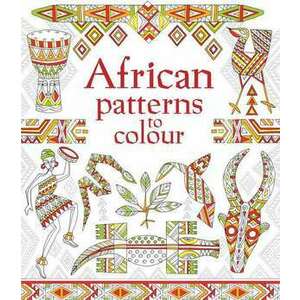 African Patterns to Colour imagine