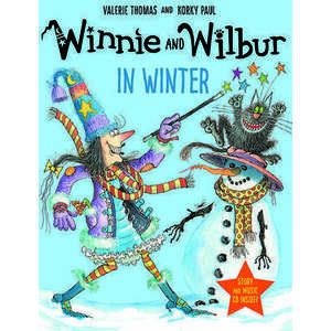 Winnie and Wilbur in Winter and audio CD imagine