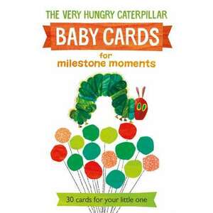 Very Hungry Caterpillar Baby Cards for Milestone Moments imagine