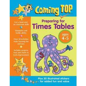 Coming Top Preparing for Times Tables Ages 4-5 imagine