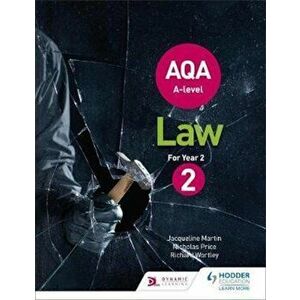 AQA A-level Law for Year 2, Paperback - Jacqueline Martin imagine