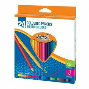 Creioane color, 24 culori/set - S-COOL imagine