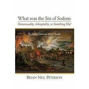 What Was the Sin of Sodom: Homosexuality, Inhospitality, or Something Else', Paperback - Brian Neil Peterson imagine