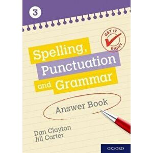 Get It Right: KS3; 11-14: Spelling, Punctuation and Grammar Answer Book 3, Paperback - Jill Carter imagine
