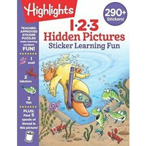 123 Hidden Pictures Sticker Learning Fun, Paperback - *** imagine