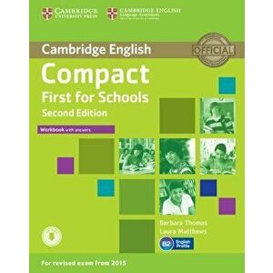 Compact First for Schools Workbook with Answers with Audio - Laura Matthews imagine