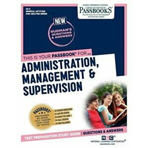 Civil Service Administration, Management and Supervision, Paperback - National Learning Corporation imagine