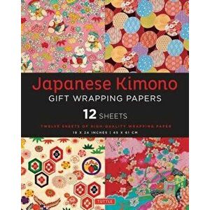 Japanese Kimono Gift Wrapping Papers - 12 Sheets. 18 x 24 inch (45 x 61 cm) Wrapping Paper, Paperback - *** imagine