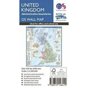 United Kingdom Administrative Boundaries. February 2016 ed, Sheet Map - Ordnance Survey imagine