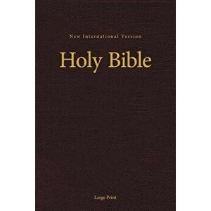 NIV, Pew and Worship Bible, Large Print, Hardcover, Burgundy, Hardcover - Zondervan imagine