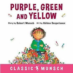 Purple, Green and Yellow, Paperback - Robert Munsch imagine