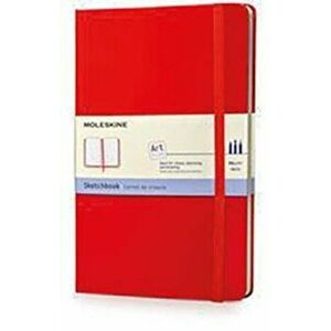 Moleskine Large Sketch Book Red, Paperback - *** imagine