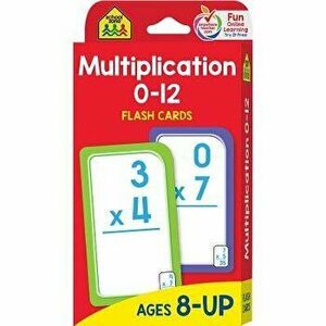Multiplication 0 -12: Flashcards - School Zone Publishing imagine