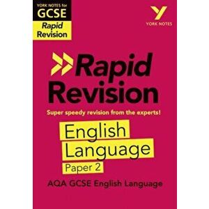 York Notes for AQA GCSE (9-1) Rapid Revision: AQA English Language Paper 2, Paperback - Emma Scott-Stevens imagine