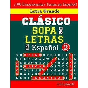 CLSICO SOPA De LETRAS En Espaol; 2, Paperback - Jaja Books imagine