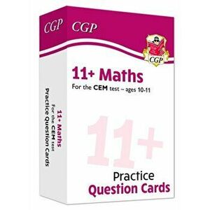 New 11+ CEM Maths Practice Question Cards - Ages 10-11 - CGP Books imagine