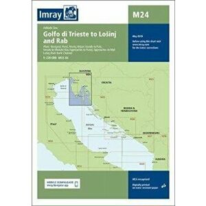 Imray Chart M24. Golfo di Trieste to Losinj and Rab, New ed, Sheet Map - Imray imagine