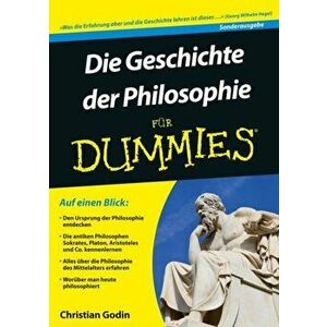 Die Geschichte der Philosophie fur Dummies. 2nd Edition, Paperback - Christian Godin imagine