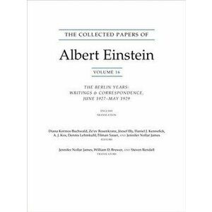 Collected Papers of Albert Einstein, Volume 16 (Translation Supplement), Paperback - Albert Einstein imagine