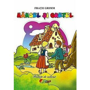 Hansel si Gretel - Poveste de colorat - Fratii Grimm imagine