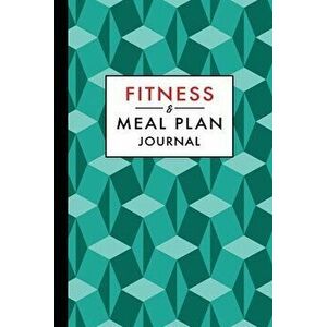 Fitness and Meal Plan Journal: 12-Week Daily Workout and Food Planner Notebook, Paperback - Leopard Print imagine