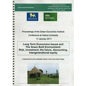 Long Term Economics Issues and the Green Built Environment, Spiral Bound - *** imagine