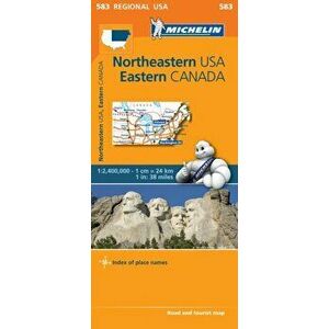 Northeastern USA, Eastern Canada - Michelin Regional Map 583. Map, Sheet Map - *** imagine