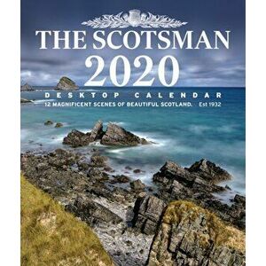 Scotsman Desktop Calendar. 12 Magnificent Views of Beautiful Scotland, Hardback - *** imagine